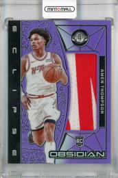 2023-24 PANINI OBSIDIAN Amen Thompson Eclipse Materials Purple Flood #7 RC【31/49】 Houston Rockets