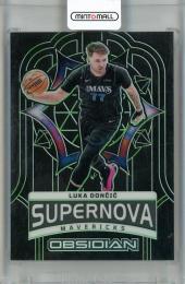 2023-24 PANINI OBSIDIAN Luka Doncic Supernova Green Electric Etch #10【06/25】 Dallas Mavericks