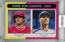 2024 TOPPS HERITAGE Matt Olson / Shohei Ohtani League Leaders #307 Atlanta Braves / Los Angeles Angels