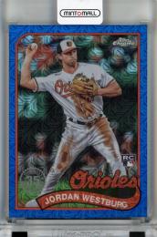 2024 Topps Series 1 Jordan Westburg 89 Topps Silver Pack Chrome Blue Refractors RC #T89C90【023/150】
