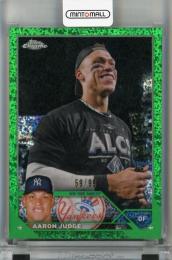 2023 Topps Chrome Aaron Judge Photo Variations Green Speckle Refractors #62【59/99】