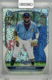 2023 Topps Bowman Chrome Junior Caminero Prospects Speckle Refractors #BCP61【097/299】