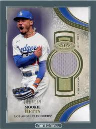 2021 Topps Tier One Baseball Los Angeles Dodgers Mookie Betts  Tier One Relics  106/199