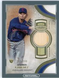 2021 Topps Tier One Baseball Cleveland Indians Andres Gimenez Tier One Relics  155/399