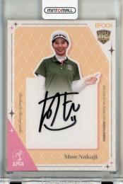 EPOCH JLPGA 日本女子プロゴルフ ROOKIES & WINNERS 2025 中地萌 直筆サインカード【030/100】