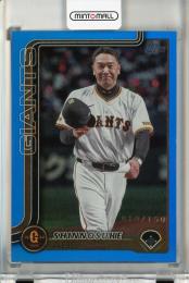 2025 Topps NPB 阿部慎之助 Blue Foil【010/150】 読売ジャイアンツ