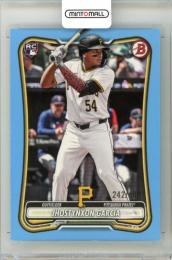 2026 Topps Bowman Baseball Jhostynxon Garcia #12 Base Sky Blue Border Parallel Pirates 【242/499】