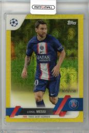 2022-23 TOPPS UEFA Club Competitions Japan Edition Lionel Messi Chrome Mojo Yellow Refractors #1【029/150】 Paris Saint-Germain