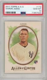 2017 Topps Allen and Ginter Aaron Judge #172【PSA10】《Gem-MINT》 New York Yankees