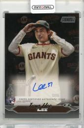2024 TOPPS Stadium Club Jung Hoo Lee Autographs Black Foil #SCBAJHL【13/25】 San Francisco Giants