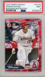 2019 TOPPS HOLIDAY Shohei Ohtani #TH-SO【07/10】【PSA9】