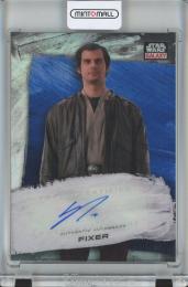 2022 Topps Star Wars Galaxy Skyler Bible Galaxy Autographs/Blue Refractors/#GA-SB【75/150】