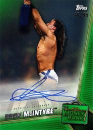 2019 Topps WWE Money in the Bank  Drew McIntyre Autographs Green #ADM 66/99