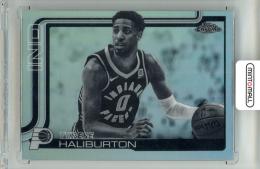 2025-26 Topps Chrome Basketball Tyrese Haliburton #3 Base Negative Refractor Parallel
