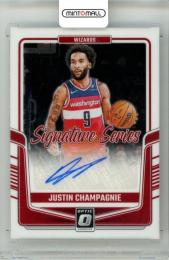 2024-25 Panini Donruss Optic Justin Champagnie #SS-JUS Signature Series