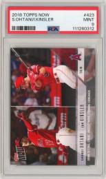 2018 TOPPS NOW Shohei Ohtani Ian Kinsler #423【PSA9】《MINT》Los Angeles Angels