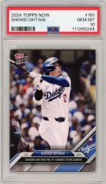2024 TOPPS NOW Shohei Ohtani #161【PSA10】《Gem-MINT》Los Angeles Dodgers