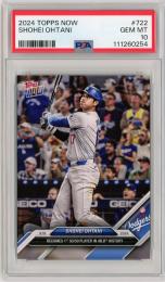 2024 TOPPS NOW Shohei Ohtani #722【PSA10】《Gem-MINT》Los Angeles Dodgers