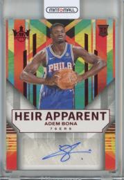 2024-25 Panini Court Kings Adem Bona  Heir Apparent Autographs Ruby #35 【68/99】 Philadelphia 76ers