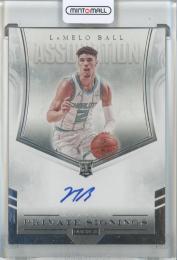 2022 NOIR PRIVATE  LaMELO BALL SIGNINGS #PSALAM PRIVATE SIGN-ASSOCIATION Charlotte Hornets