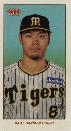 2023 TOPPS 206 NPBプロ野球 #153 佐藤輝明(阪神)【MINI版】レギュラーカード