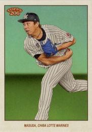 2023 TOPPS 206 NPBプロ野球 #18 益田直也(ロッテ)【Image Variation版】レギュラーカード