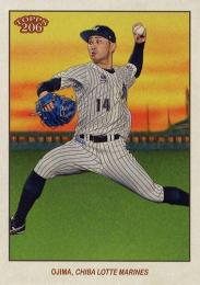 2023 TOPPS 206 NPBプロ野球 #100 小島和哉(ロッテ)【Image Variation版】レギュラーカード