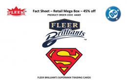 ◆予約◆UPPER DECK FLEER BRILLIANTS SUPERMAN MEGA BOX