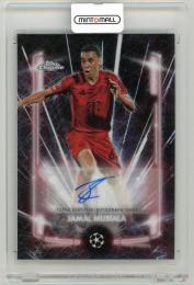 2024-25 Topps Chrome UEFA Club Competitions Jamal Musiala Black Lazer Autograph【BLA-JM】 FC Bayern Munich