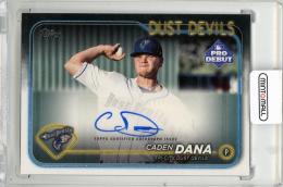 2024 TOPPS Pro Debut Caden Dana Autographs #PD58 Tri-City Dust Devils