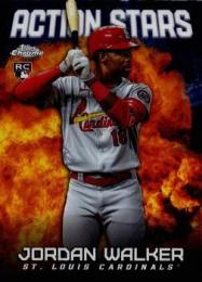 2023 Topps Chrome Update MLB #ASC-12 Jordan Walker インサートカード Action Stars