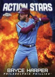 2023 Topps Chrome Update MLB #ASC-16 Bryce Harper インサートカード Action Stars