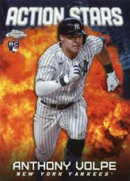 2023 Topps Chrome Update MLB #ASC-28 Anthony Volpe インサートカード Action Stars