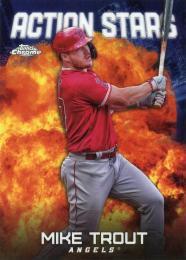 2023 Topps Chrome Update MLB #ASC-29 Mike Trout インサートカード Action Stars