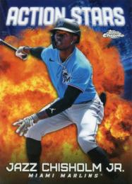 2023 Topps Chrome Update MLB #ASC-30 Jazz Chisholm Jr. インサートカード Action Stars