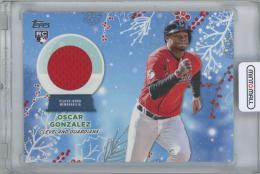 2023 TOPPS Holiday Relics / OSCAR GONZALEZ(Cleveland Guardians)