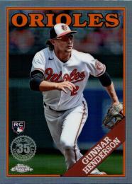 2023 Topps Chrome Update MLB #88CU-8 Gunnar Henderson インサートカード '88 Topps RC