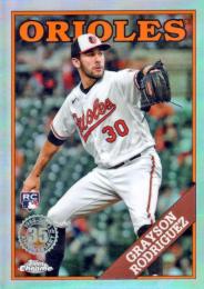 2023 Topps Chrome Update MLB #88CU-10 Grayson Rodriguez インサートカード '88 Topps RC