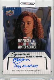 2024 UPPER DECK Marvel Studios Erin Kellyman as Karli Morgenthau Disney Plus Signature Sensations Inscriptions #SSEK "Flag Smashers" marvel