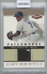 2004 FLEER Patchworks Game Used Patch / JOSE REYES(New York Mets) 【07/50】