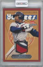 2004 FLEER Platinum Nameplates Player / Gary Sheffield(Atlanta Braves/New York Yankees) 【073/115】