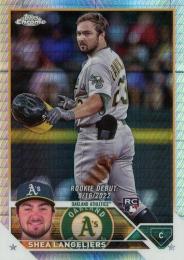 2023 Topps Chrome Update MLB #USC32 Shea Langeliers【Prism Refractors/パラレル】レギュラーカード RC