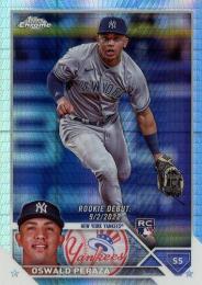 2023 Topps Chrome Update MLB #USC123 Oswald Peraza【Prism Refractors/パラレル】レギュラーカード RC