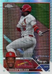 2023 Topps Chrome Update MLB #USC150 Jordan Walker【Prism Refractors/パラレル】レギュラーカード RC