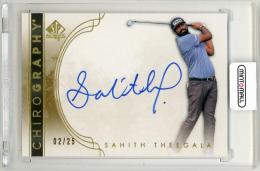 2024 UPPER DECK PORTFOLIO GOLF Sahith Theegala Chirography【2/25】