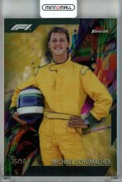 2024 Finest Formula 1 Michael Schumacher Gold Refractors #73【36/50】