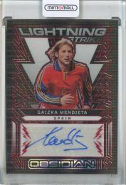 2022-23 Panini Obsidian  Gaizka Mendieta Lightning Strike Autographs Electric Etch Red Pulsar #12 【9/44】 Spain