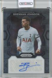 2023-24 Panini Prizm English Premier League Brennan Johnson Signatures Auto #43  Tottenham Hotspur