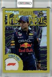 2024 Finest Formula 1 Sergio Perez Intimidators Gold Refractors #PER【11/50】《※初期傷あり》