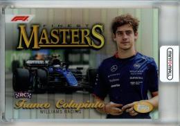 2024 Finest Formula 1 Franco Colapinto Masters Refractors #MST10